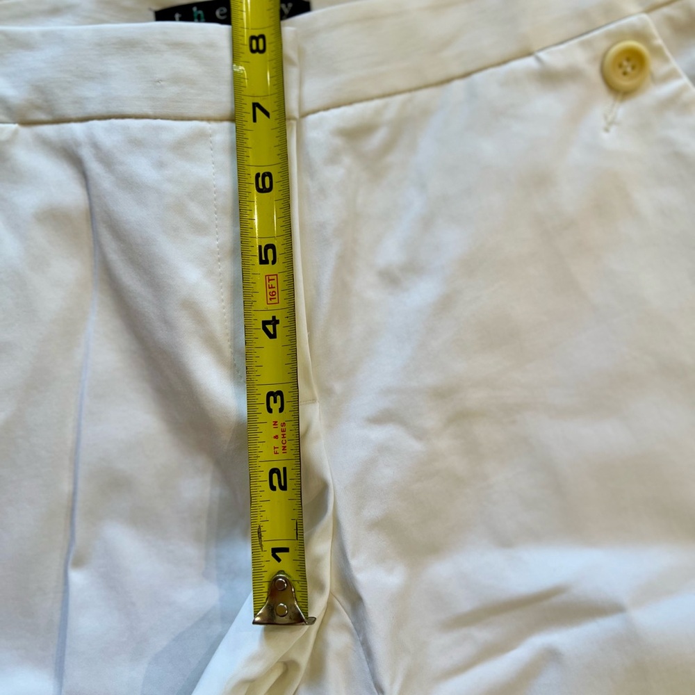 Theory Size 4 Women's White Sailor Pants - image 4